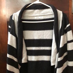 Black and white cardigan